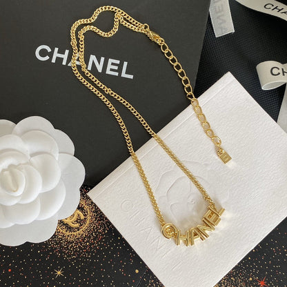 Fashion Gold Letter Necklace