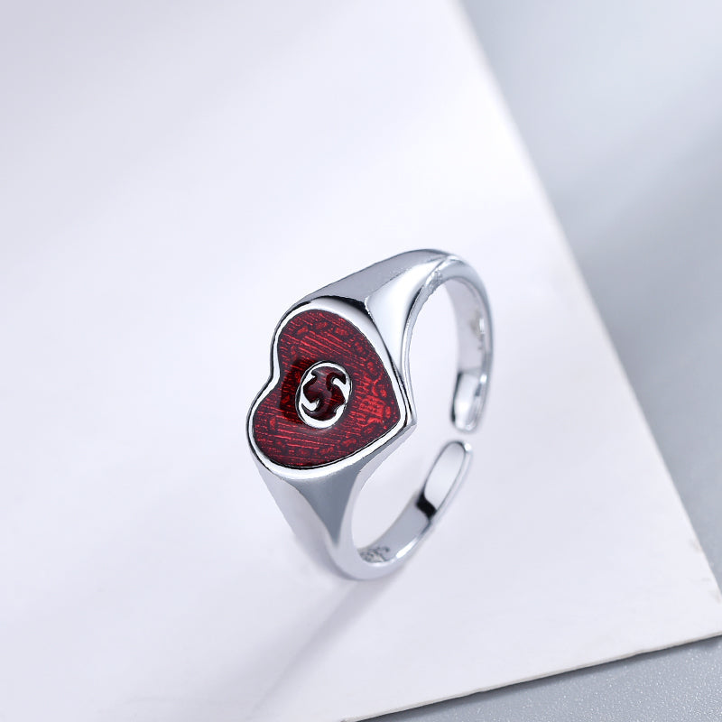 Heart Shape Open Ring