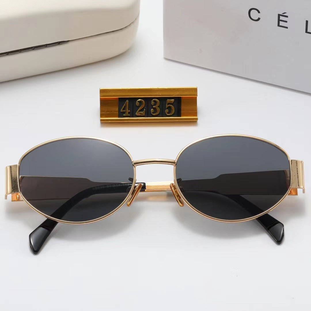 New Retro Metal Sunglasses 4235