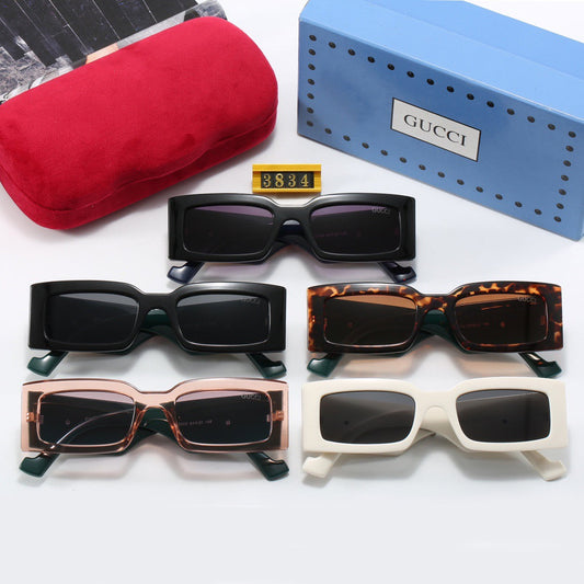 Luxury Cat-Eye  Square Frame Sunglasses 3834