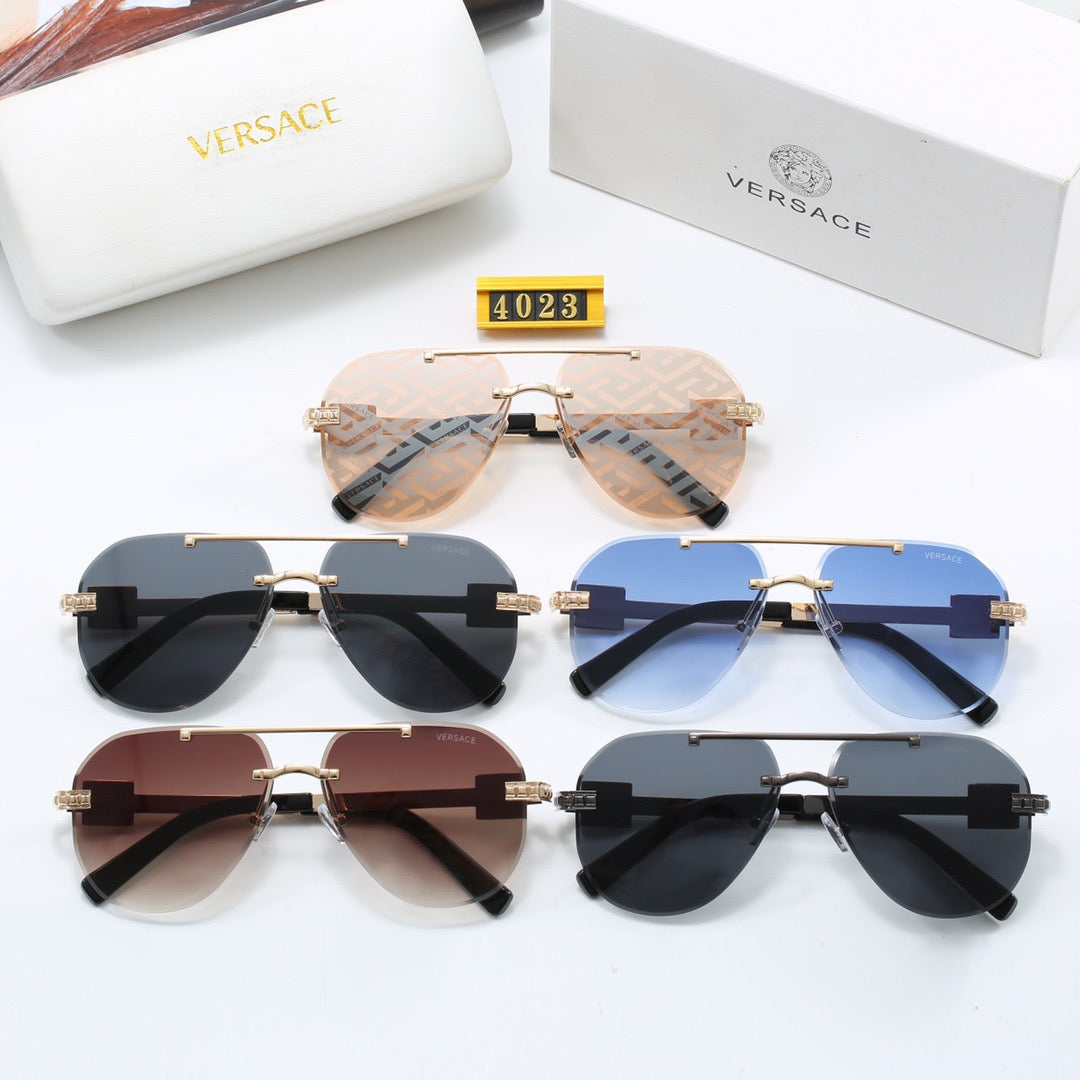 Metal aviator sunglasses 4023