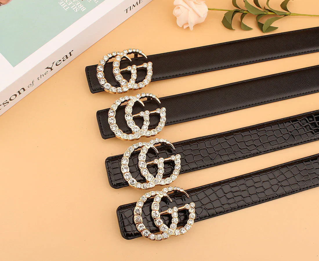 2 Styles Luxurious Rhinestone Belt