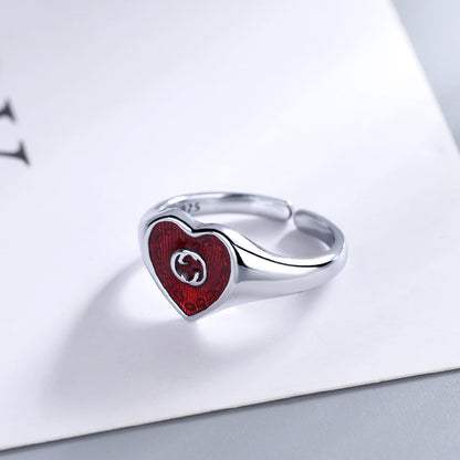 Heart Shape Open Ring