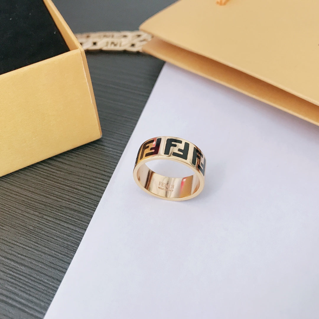 F Letter Ring