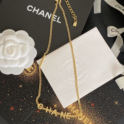 Fashion Gold Letter Necklace