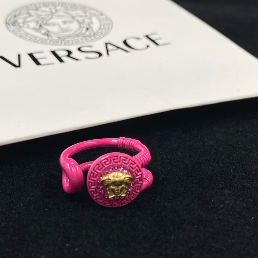 Personalized Pink Avatar Open Ring