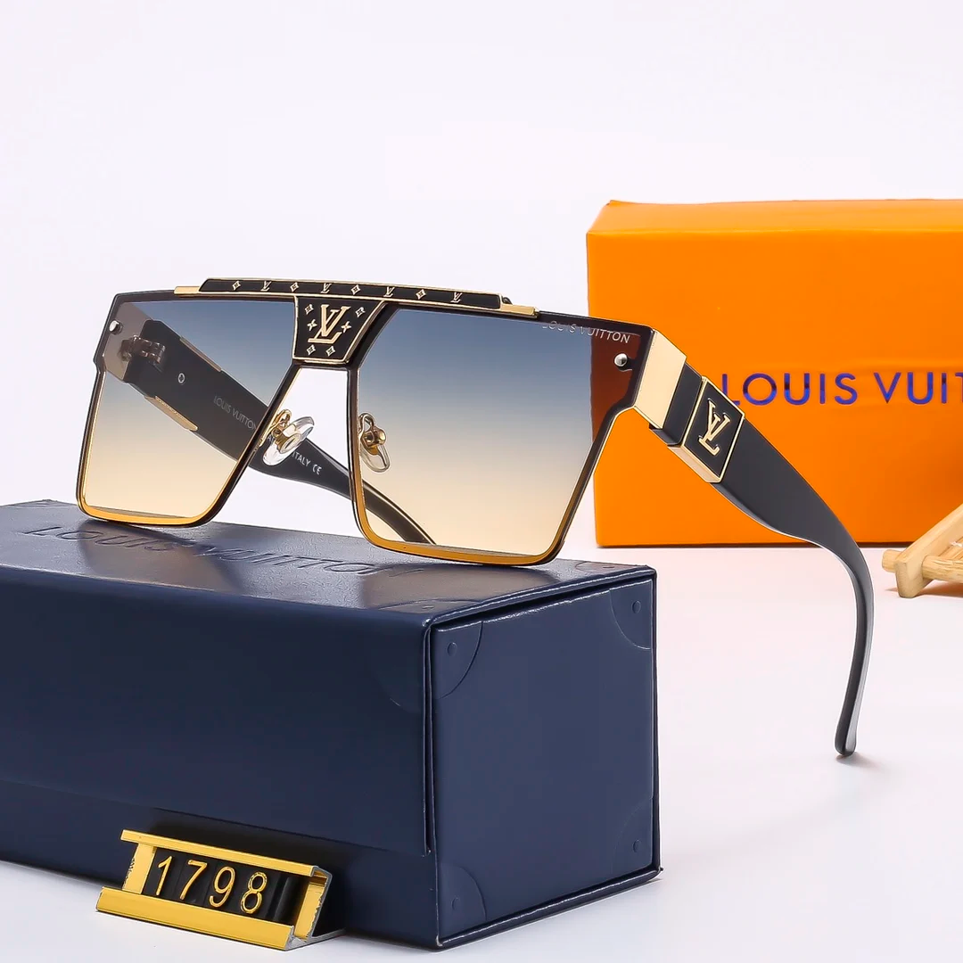 Retro large frame sunglasses 1798