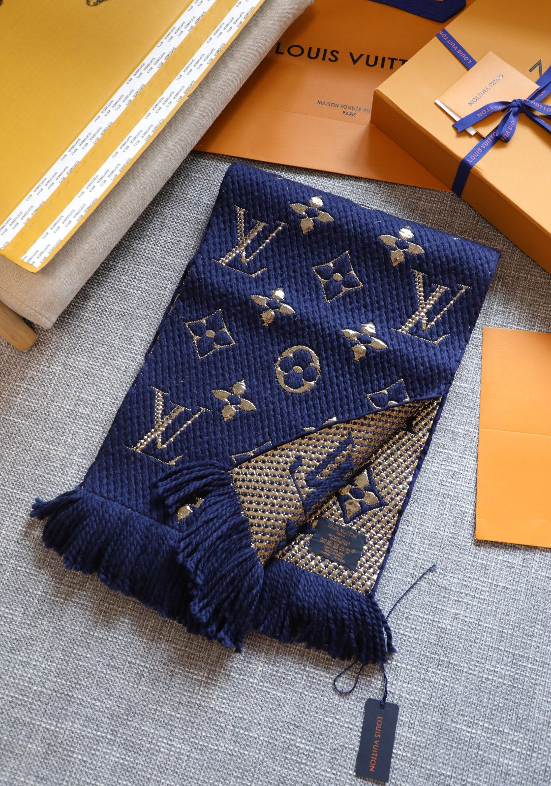 A century-old classic cashmere scarf