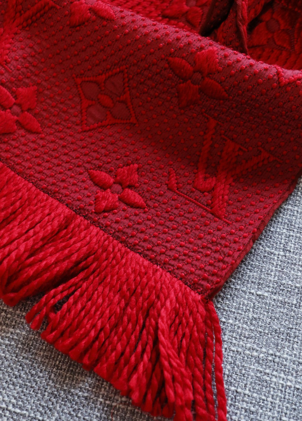 A century-old classic cashmere scarf