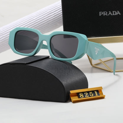 Polygonal Retro Unisex Sunglasses 8251