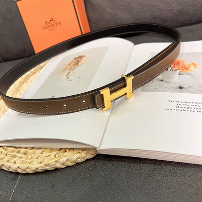 Double Sided Leather Women's Belt