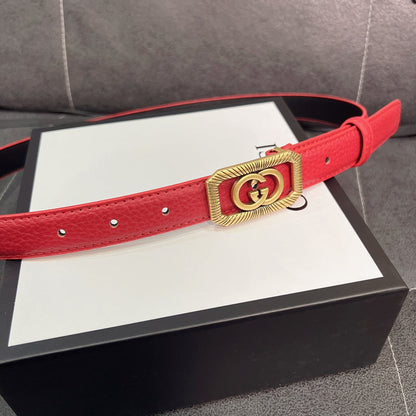 Interlocking Buckle Women's Belt