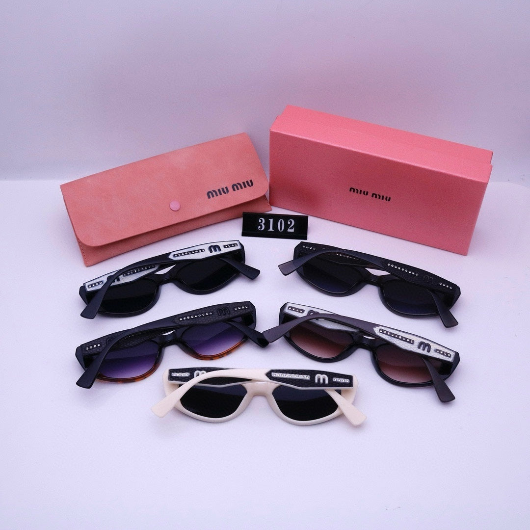 Fashion hot 5 color sunglasses 3102